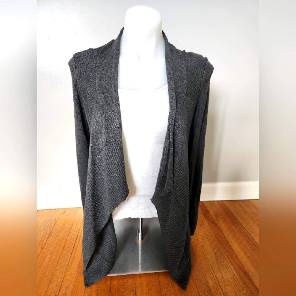 White House Black Market Gray Cardigan Size XXS